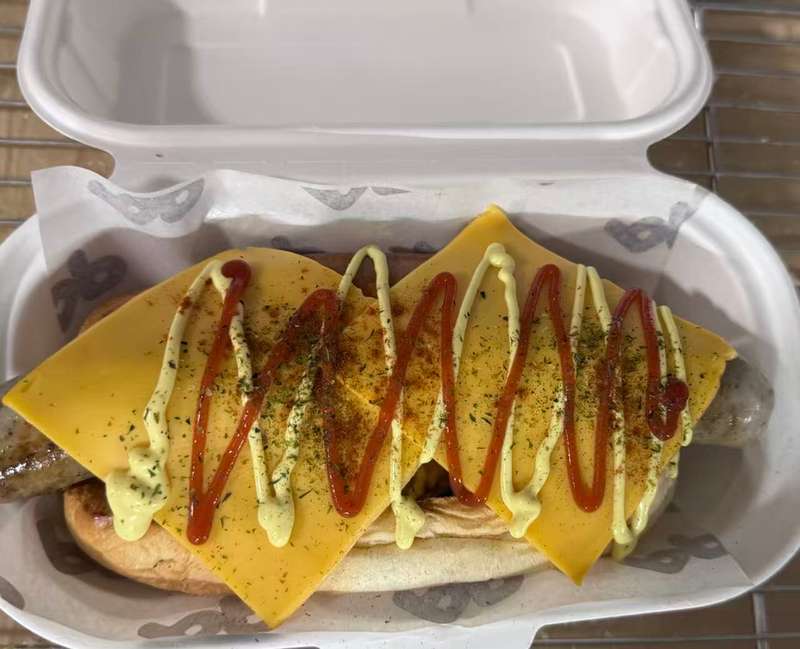 经典美式芝士热狗